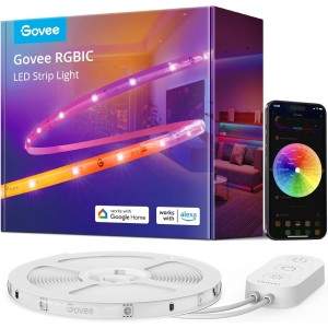 Govee RGBIC Smart LED Strip Lights | 5m Length | Transform Ordinary into Extraordinary with RGBIC Smart Lighting