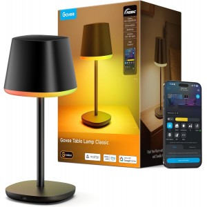 Govee Smart Cordless Table Lamp Classic | Elegant Lighting Without Limits - Smart- Portable- and Beautifully Illuminated