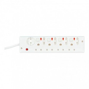 LinkQnet 9-Port Multiplug with Individual Switches (P-09B)