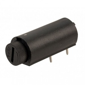 FUSE HOLDER 5x20 HORIZONTAL PCB-10mm 2 part. H3-50A