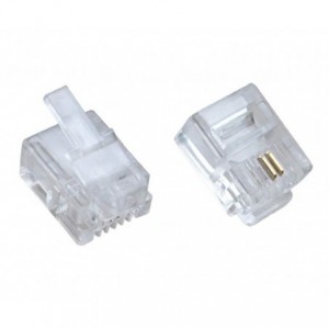 Modular Plug RJ10 6-WAY 2-PINS 6P2C X98062