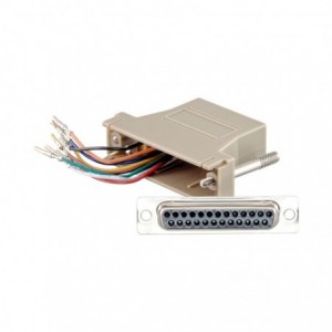 DB25 Female To RJ45 ADAPTOR(8 Wire) Grey L