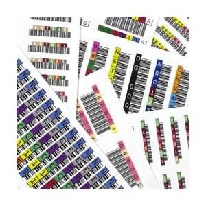 Unique Numbered Barcoded Labels for DAT- AIT- DLT- and SDLT Tape Media (Per Label)