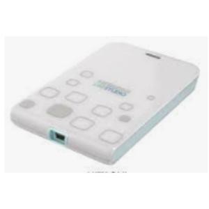 Hitachi LifeStudio Mobile Plus 500GB Portable External HD - Light Gray/Turquoise