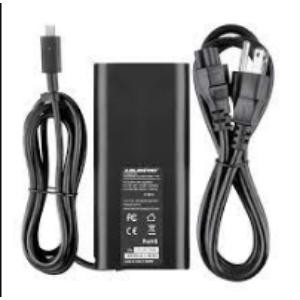 DELL 130W HA130PM170 USB-C Laptop Charger with Free 2 Meter SA Red Plug Cord