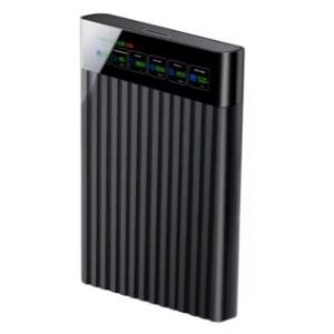 CipherX 2.5" SFF SATA to USB Type-C External Enclosure with LCD Display