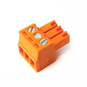 SOCKET STR 3W PLUG-IN 3.5mm ORANGE 15EDGK-3.5-03P-15-00AH