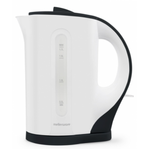 Mellerware Tugela 1.7L Black &amp; White Cordless Plastic Kettle