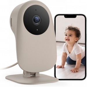 Nooie Baby Monitor with Crying Detection | 1080P Night Vision- 2.4G WiFi- Alexa &amp; Google Home Compatible
