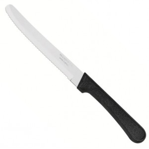 Tramontina Plenus Steak Knife 13CM Round Tip Black