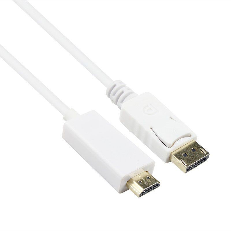 Display Port to HDMI cable (1M) - White