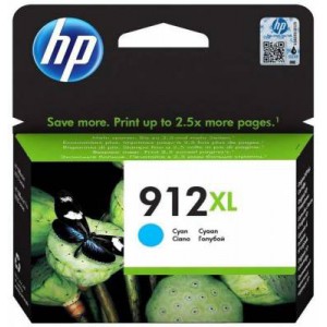 HP #912XL High Yield Cyan Original Ink Cartridge
