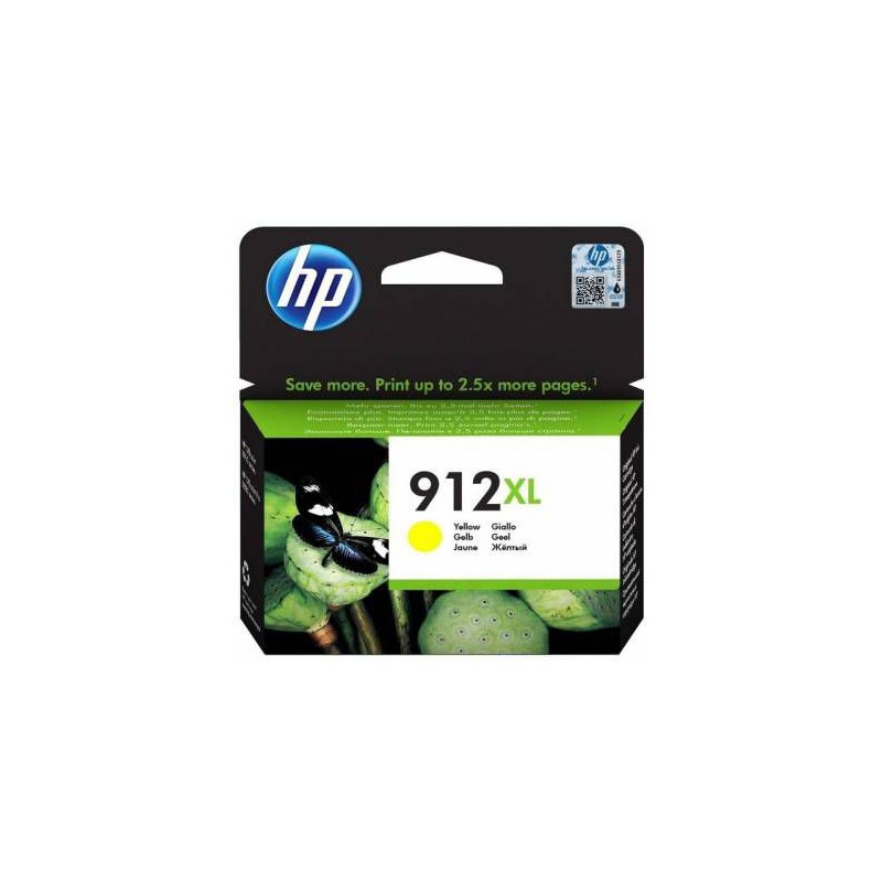 HP # 912XL High Yield Yellow Original Ink Cartridge - OfficeJet 8022