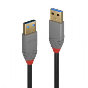 Lindy 2m USB 3.0 Type A to A Cable, Anthra Line