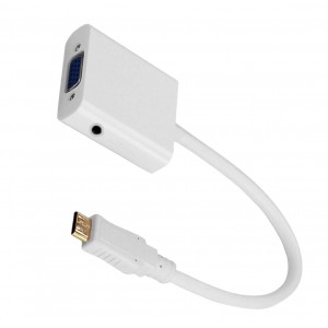 Astrum Smart Digital Converter Mini HDMI to VGA + Audio