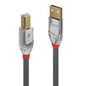 Lindy 3m USB 2.0 Type A to B Cable, Cromo Line (36643)