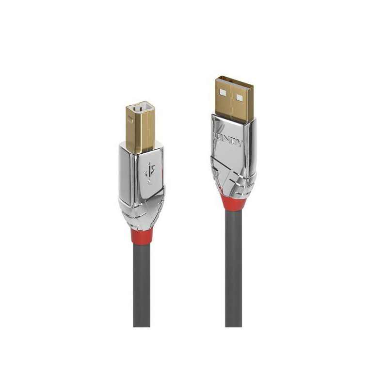 Lindy 3m USB 2.0 Type A to B Cable, Cromo Line (36643)