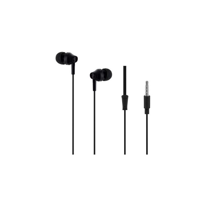 Pro Bass Genesis Series Packaged Aux Earphone No Microphone- Black