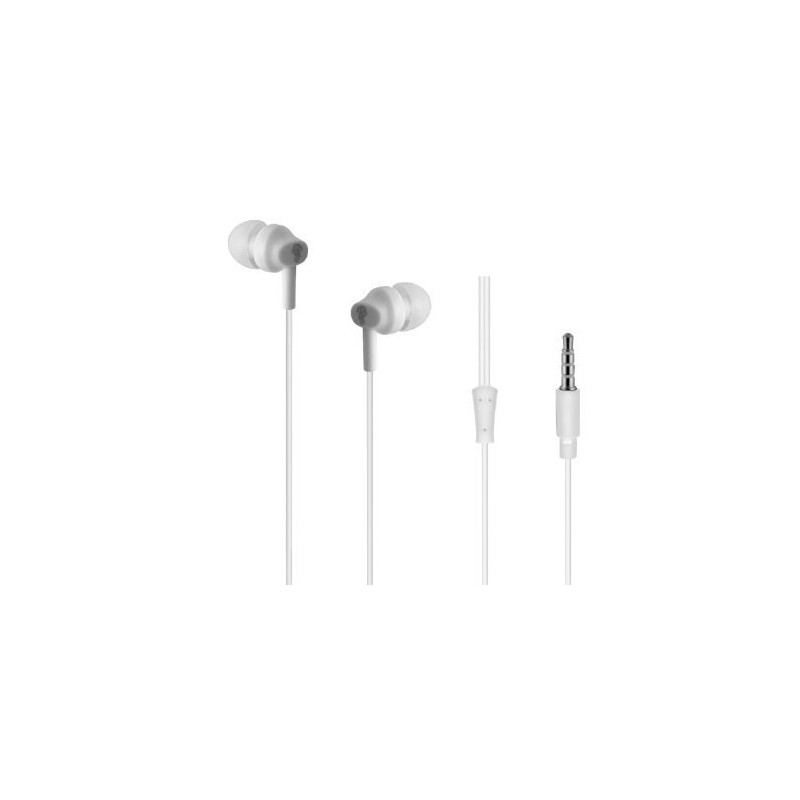Pro Bass Genesis series Packaged Aux Earphone No Microphone- White