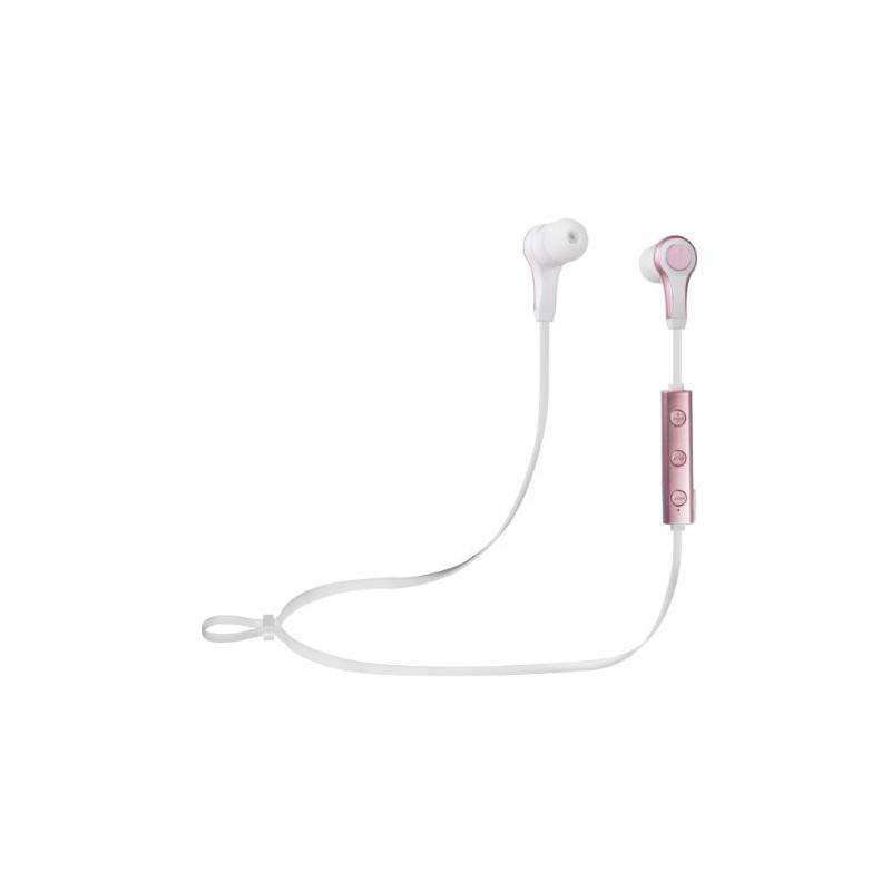 Amplify Blues Bluetooth Earphones - White/Rose Gold
