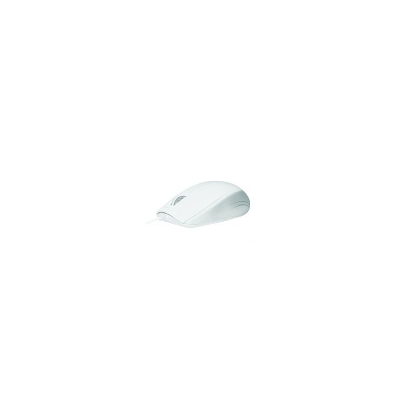 Macally 3 Button Optical USB Mouse (Wired) - White