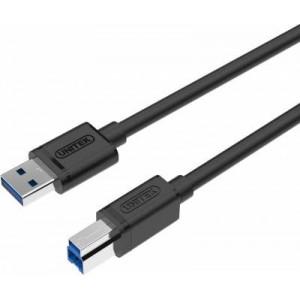 Unitek 1.5m USB 3.0 Type-A Male to USB 3.0 Type-B Male Cable (Y-C4006GBK)
