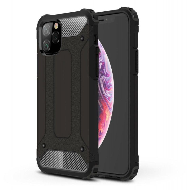 Tuff-Luv Rugged Armour Case for the Apple iPhone 11 Pro - Black 