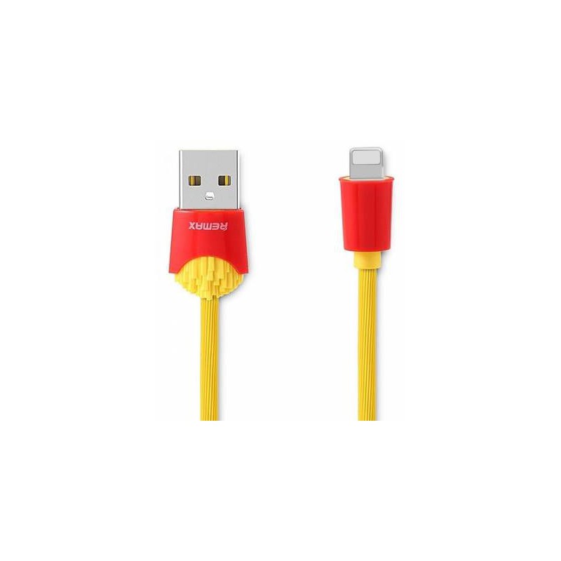 Remax Rc-114i Chips Series Yellow 1m USB To Lightning Cable