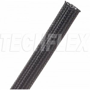 Techflex 1m F6 360 Black Tube Braided Sleeving (F360.75BK)