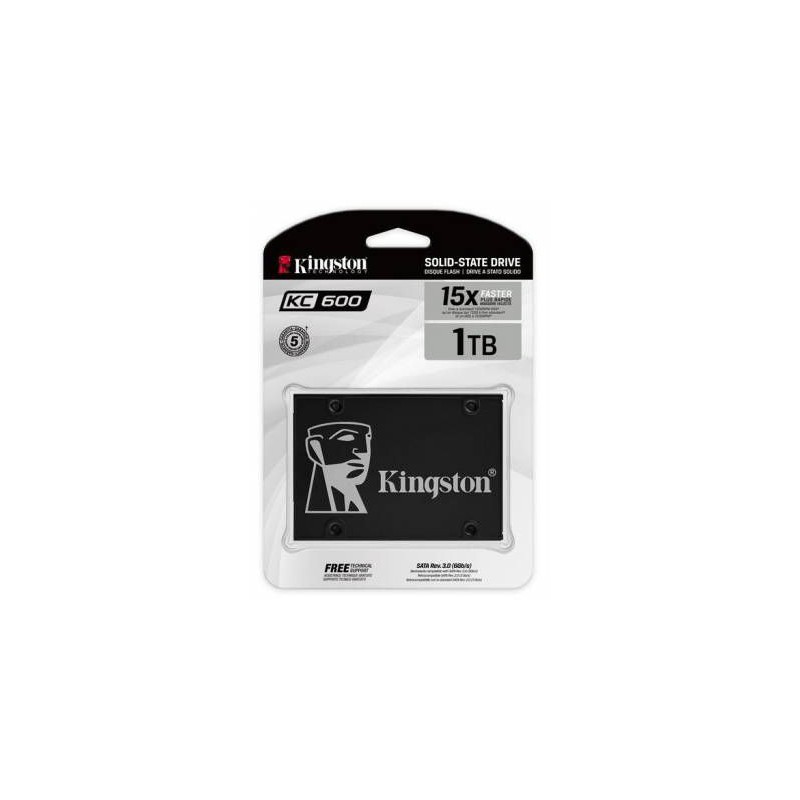 Kingston KC600 1Tb 2.5" SATA3(6Gb/s) TLC Solid State Drive