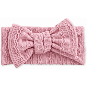 Bow Headband - Baby Pink