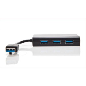 Targus USB 3.0 Hub With Gigabit Ethernet - Black