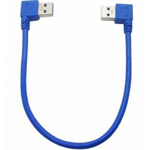 Microworld USB 3.0 Right Angle Male to Male Cable