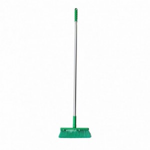 HACCP Hard Bristle Broom  Green Commercial Cleaning Broom