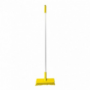 HACCP Hard Bristle Broom  Yellow Commercial Cleaning Broom