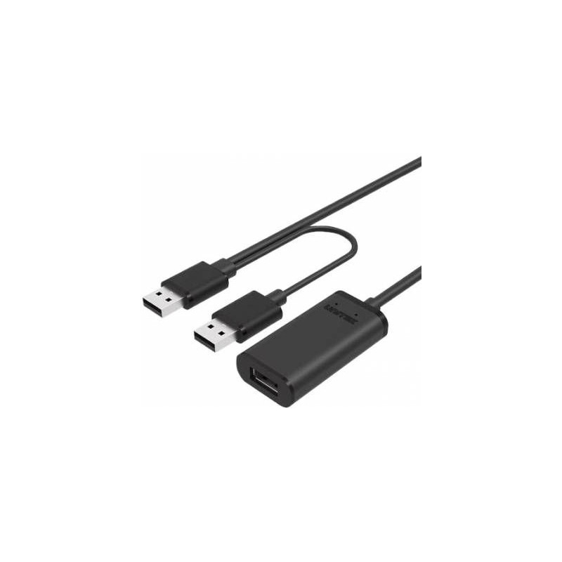 Unitek 5m USB 2.0 Active Extension Cable - Black(Y-277)