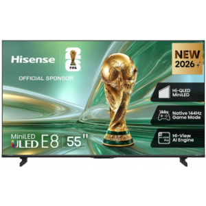 Hisense 55 Inch E8S UHD Mini LED 144Hz Smart TV