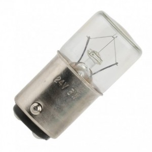 INCANDESCENT LAMP BA15D 24V 10W 16x32mm B15