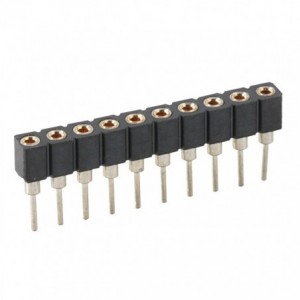 10P Sil Tulip Socket 6604S-10-F6