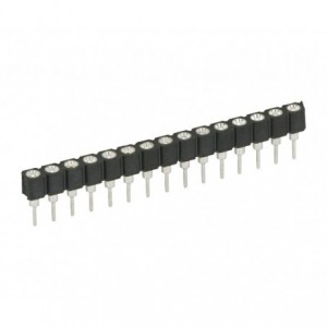 16-Pin SIL Tulip Female Socket (6604S-16)