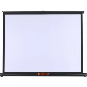 ETOE 50 Inch Manual Pull Up Projector Screen