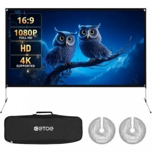 ETOE 120 Inch Portable Folding Projector Screen