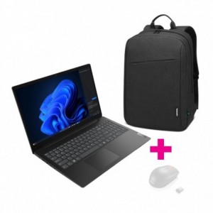 Lenovo V15-IRU- i5-13420H- 8GB Base DDR5- 512GB SSD M.2 2242 QLC G4- Integrated- Windows 11 Pro 64- 15.6" FHD TN- HD Cam- Wi-Fi AX 2x2+BT- N-FPR- 2 Cell 38Whr- 65W 3PIN-ZA- KB US-ENG- 1 Year Carry-in 