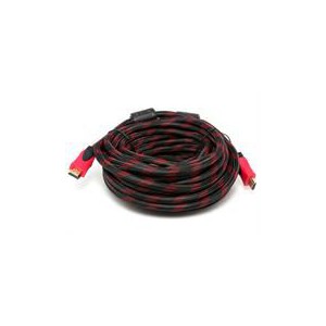 UniQue HDMIi Cable V1.4 -30Meter Braided - Red