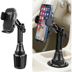 Car Cup Phone Holder - 360° Rotation- Adjustable- Expandable Base