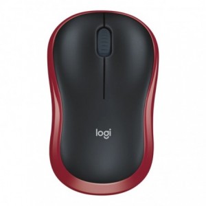 LOGITECH M185 WIRELESS MOUSE - RED (910-002237)