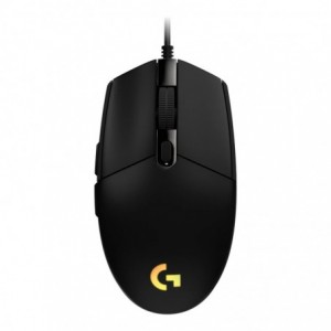 Logitech G203 Lightsync RGB Wired Gaming Mouse - Black (910-005796)