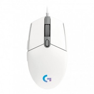 Logitech G203 LIGHTSYNC RGB Wired Gaming Mouse - White