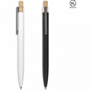 Okiyo Mimo Recycled Aluminium &amp; Bamboo Ball Pen