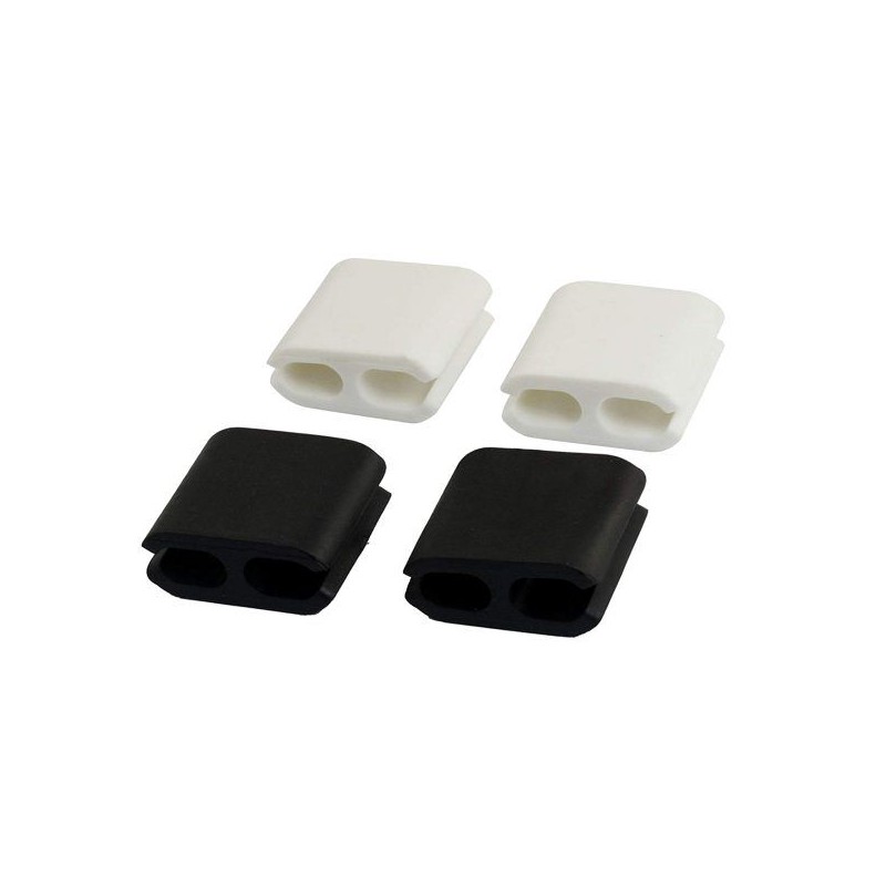 Volkano Bind Series  4-piece Power Cable Clips in Black and White